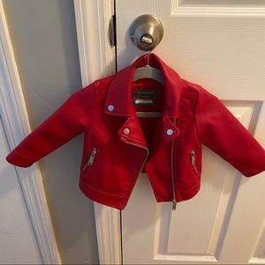 Infant red jacket 9/12 months